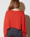 Effie Boxy Cropped Sweater