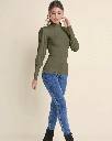 Turtleneck Long Sleeve Top