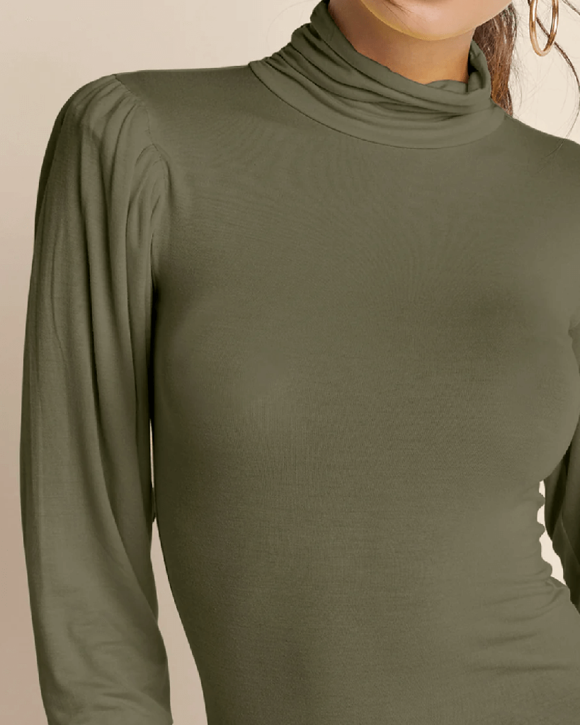 Turtleneck Long Sleeve Top